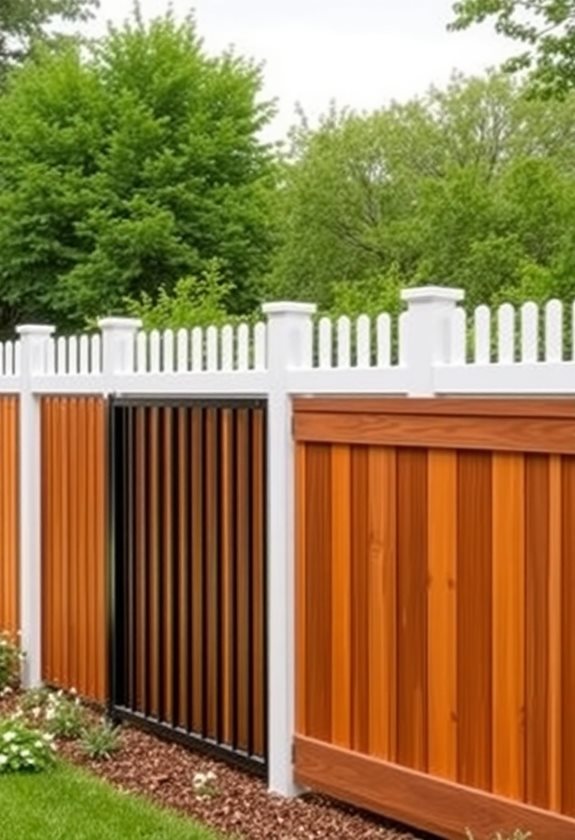 weatherproof fencing material comparison