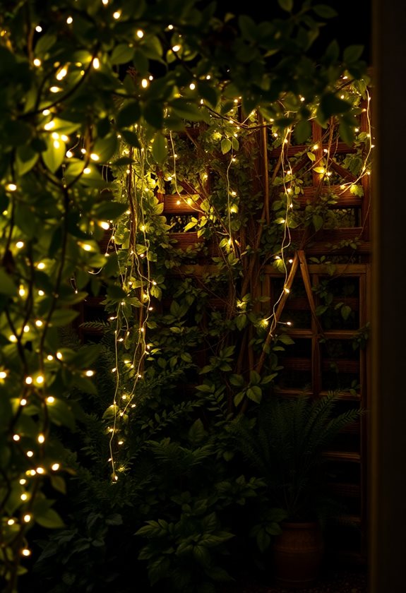 whimsical garden fairy lights