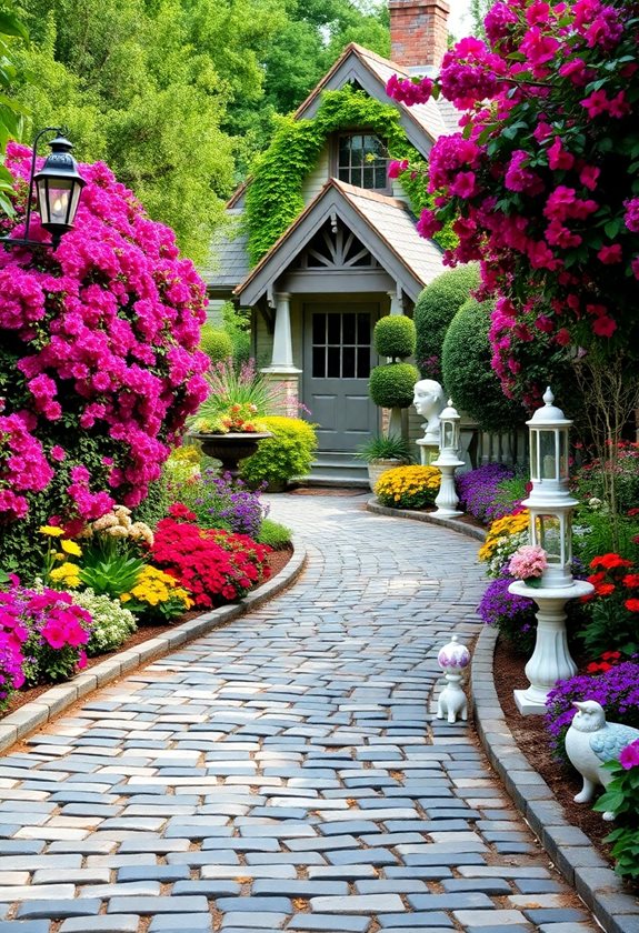 whimsical garden pathways creation