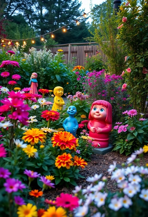 whimsical garden statue ideas