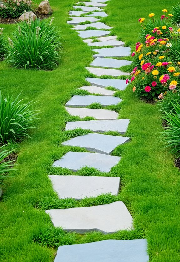 whimsical garden stepping stones