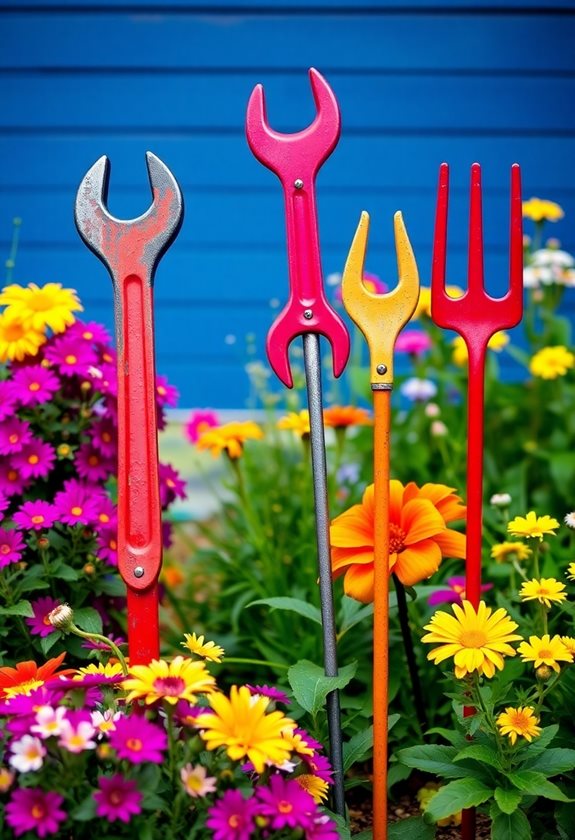 whimsical garden tool transformation