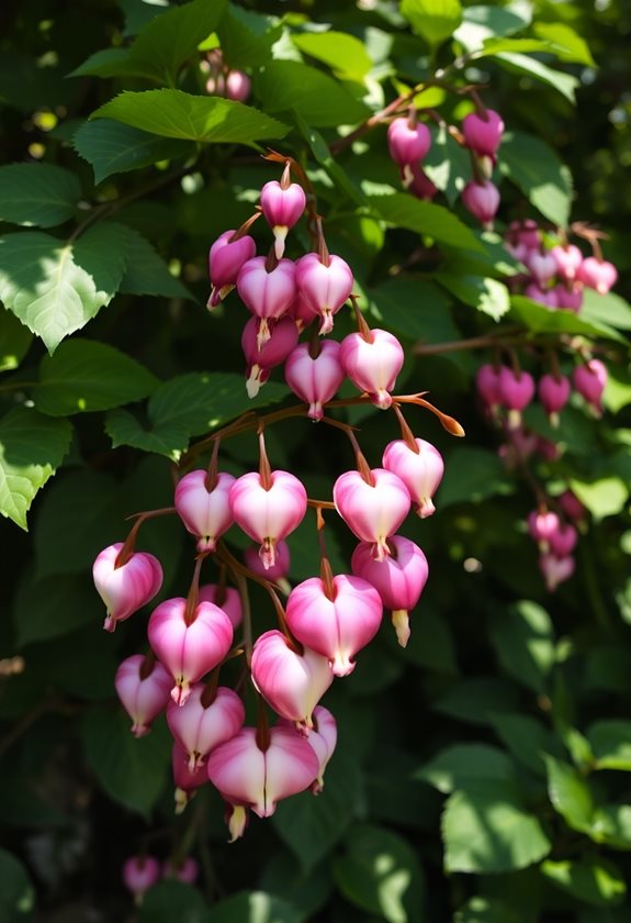 whimsical heart shaped blooms
