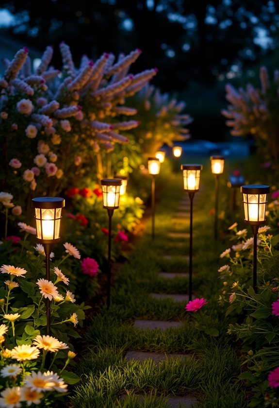 whimsical solar garden lighting