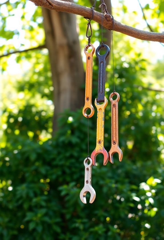 whimsical wind chimes creation