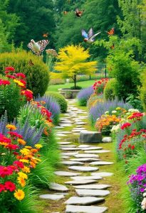 wildlife friendly garden pathways