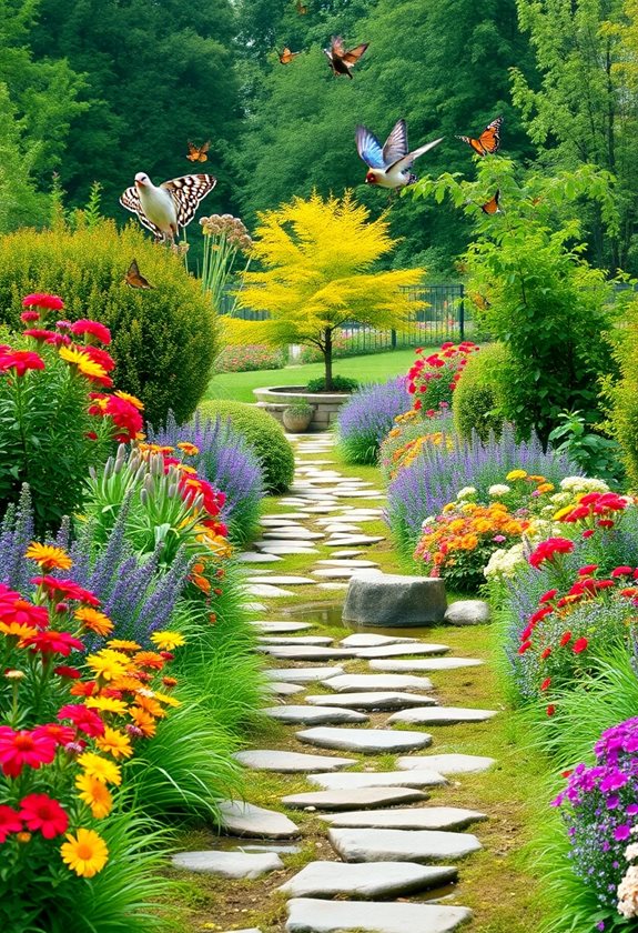 wildlife friendly garden pathways