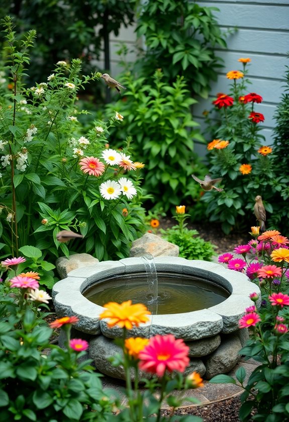 wildlife friendly garden water features