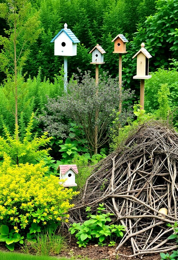 wildlife shelter and nesting