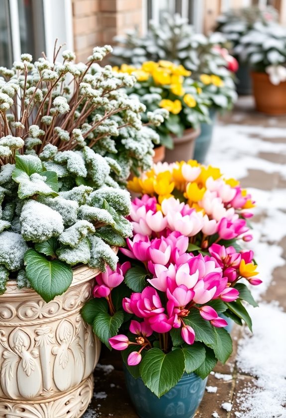 winter garden color burst