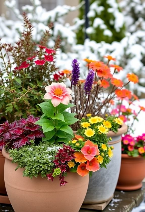 winter plants for pots