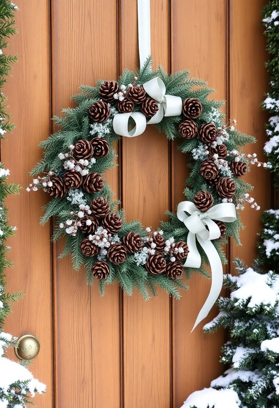 winter wreath serenity elegance