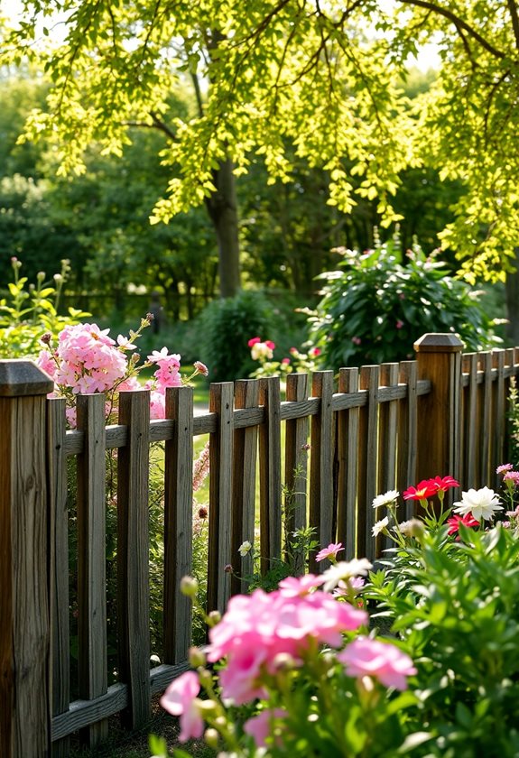 wooden fencing s timeless charm