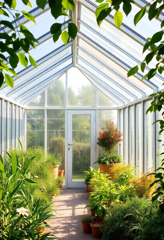 year round plant protection greenhouse