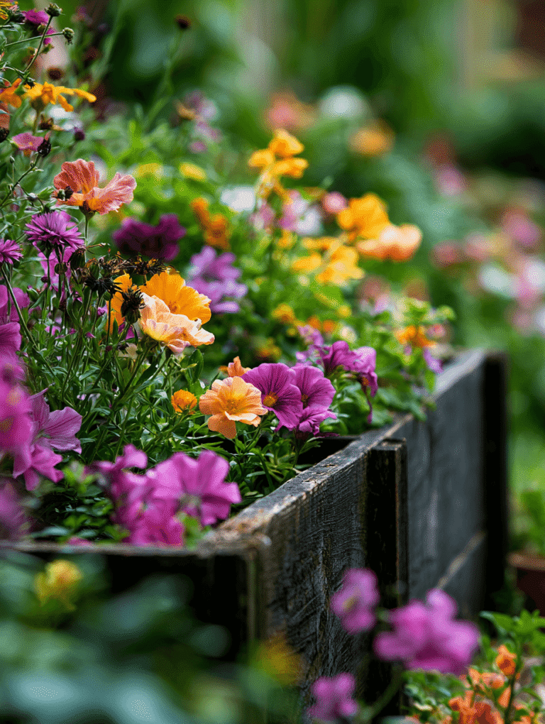 Grow a garden in a raised bed